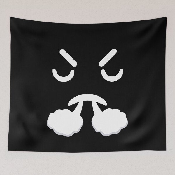 Item preview, angry emoji: funny gift  designed and sold by thegiftedadult.