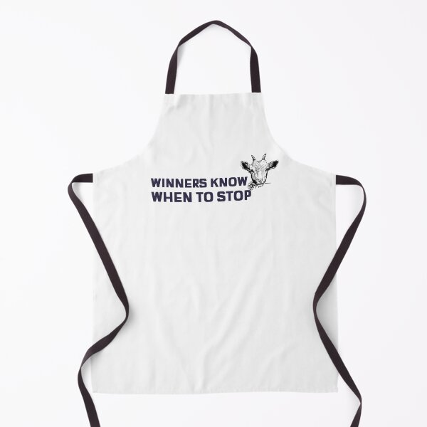 Item preview, Winners Know When To Stop - Champion Mentality designed and sold by Purrfecta.