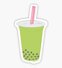 Matcha Bubble Tea Sticker