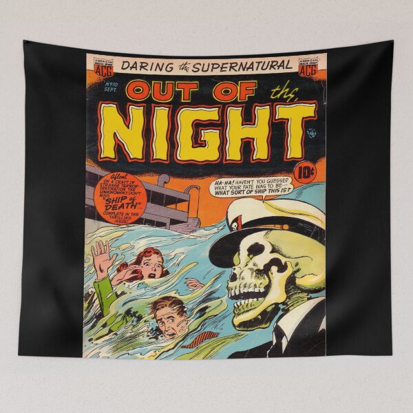 Item preview, Vintage horror comic Out of the Night . designed and sold by beachcamper.