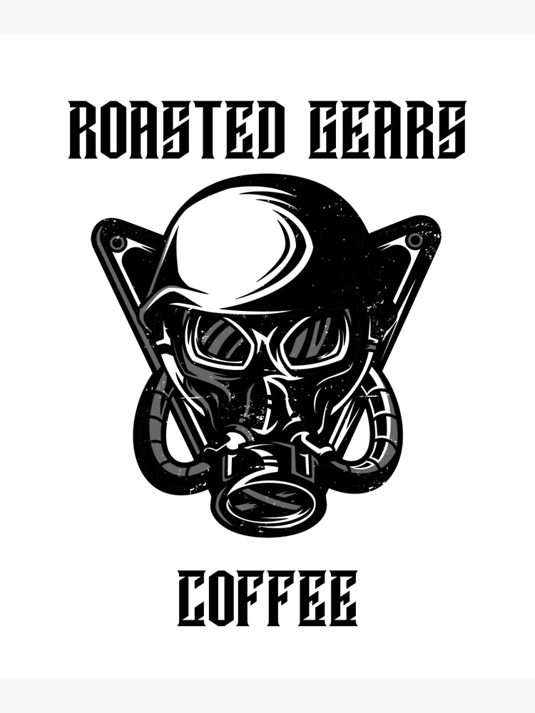 "Roasted Gears Gas Mask 2" Poster by RoastedGears Redbubble