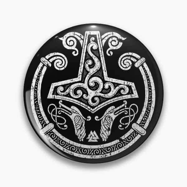 Item preview, Thors Hammer Mjolnir Viking Torc Norse Pagan Distressed designed and sold by BluePagan.