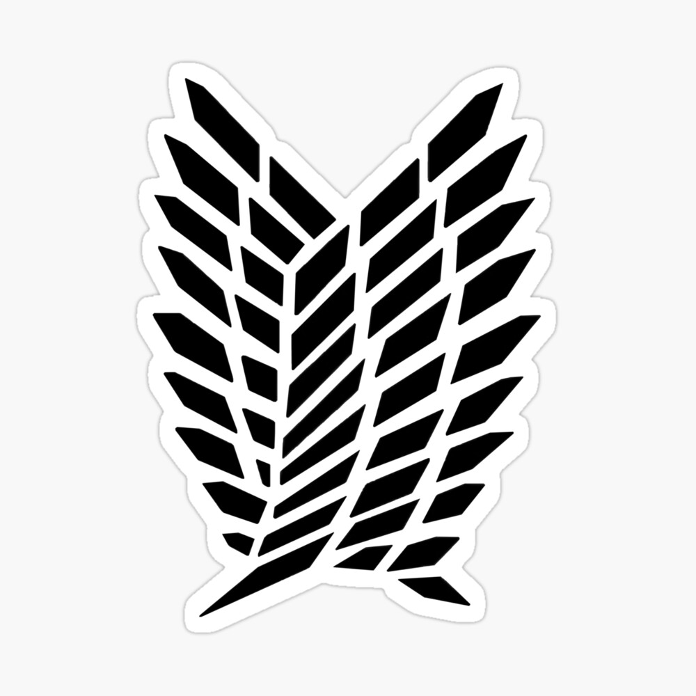Survey Corps Scout Regiment Badge Attack On Titan Photographic Print For Sale By Postersbyevan Redbubble