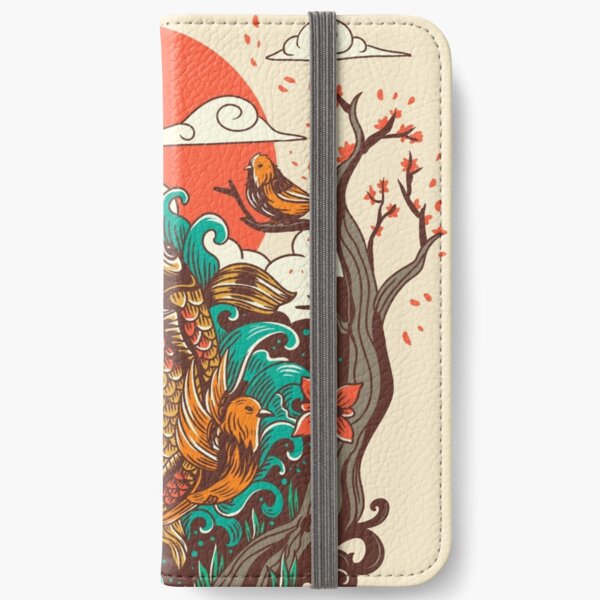 autumn sunset iPhone Wallet
