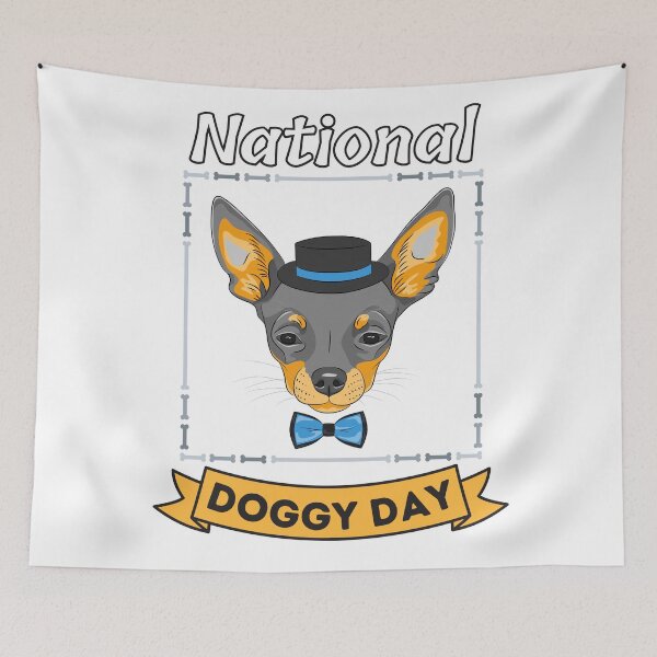 Item preview, National day of our doggy friends designed and sold by Georgeox.