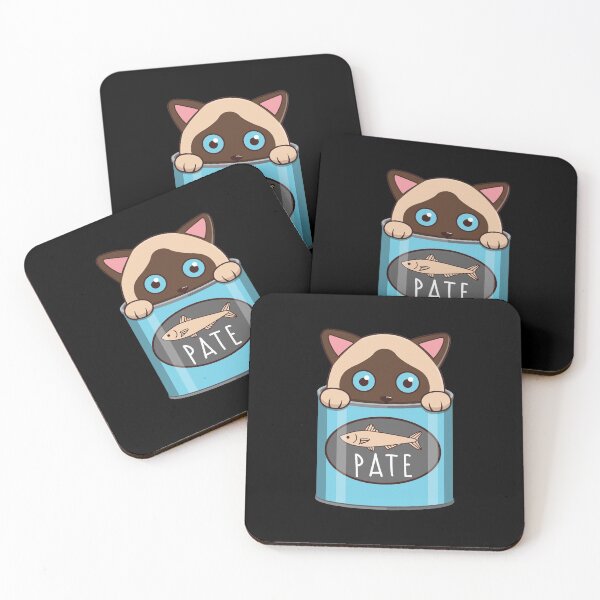 Item preview, Cute Siamese Cat Pate designed and sold by Luan Huynh.