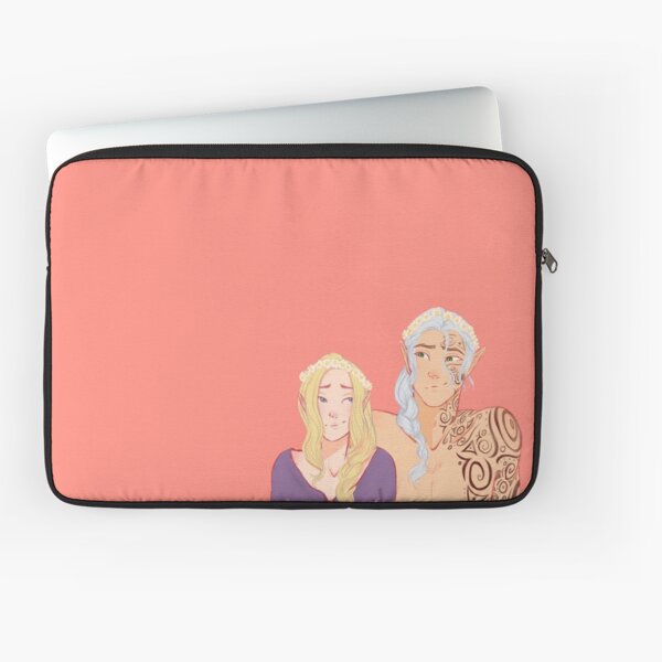 Flower Crowns and Faes Laptop Sleeve