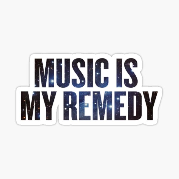 Item preview, Music is my remedy designed and sold by TheMagicalArtis.