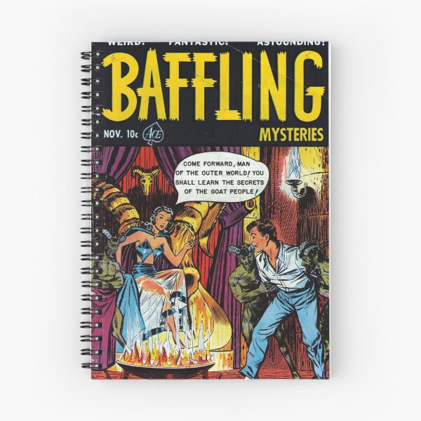 Item preview, Vintage horror comic Baffling Mysteries. designed and sold by beachcamper.