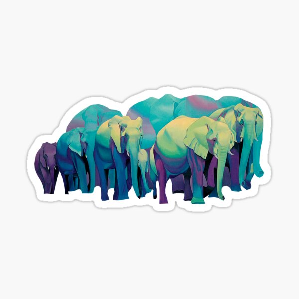 "Best Wishes 1"( original is in private collection ) Sticker