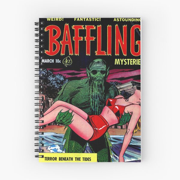 Item preview, Vintage horror comic Baffling Mysteries. designed and sold by beachcamper.