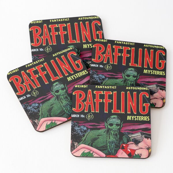 Item preview, Vintage horror comic Baffling Mysteries. designed and sold by beachcamper.