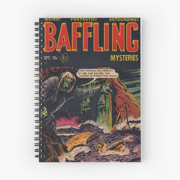 Item preview, Vintage horror comic Baffling Mysteries. designed and sold by beachcamper.