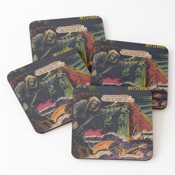 Item preview, Vintage horror comic Baffling Mysteries. designed and sold by beachcamper.