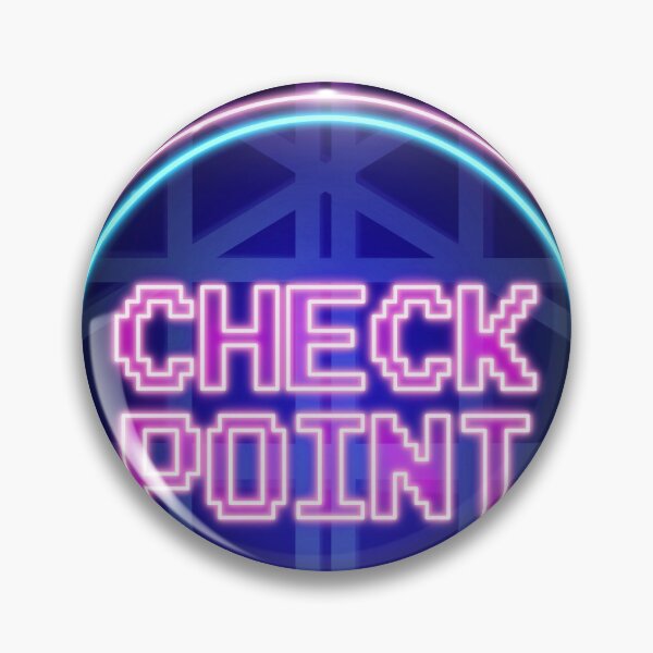 Item preview, Check Point Neon Art Typography  designed and sold by Vectorheroes.