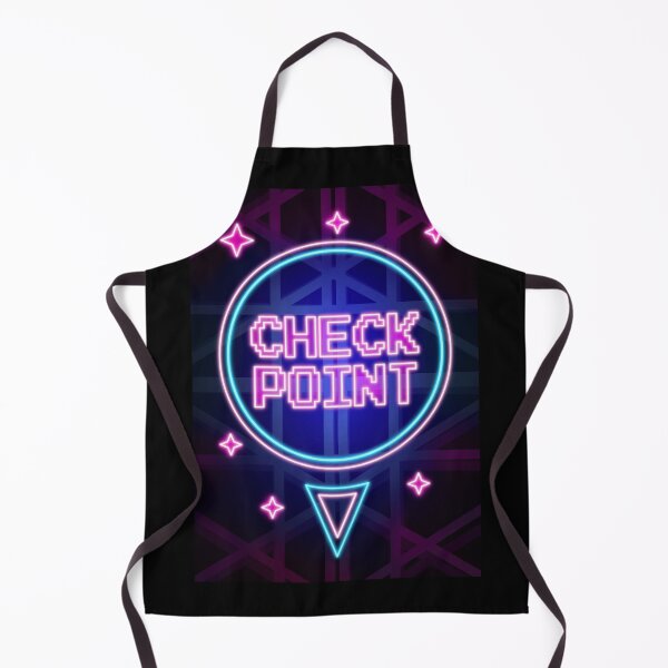 Item preview, Check Point Neon Art Typography  designed and sold by Vectorheroes.