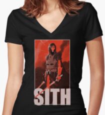 SITH Women's Fitted V-Neck T-Shirt