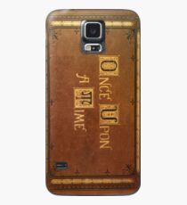 Once Upon A Time - Fitted Book Cover Case/Skin for Samsung Galaxy