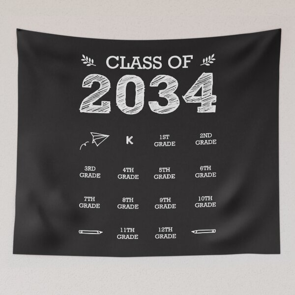 Item preview, Class of 2034 Graduation Handprints Grow With Me Essential designed and sold by jenniferruiznm.