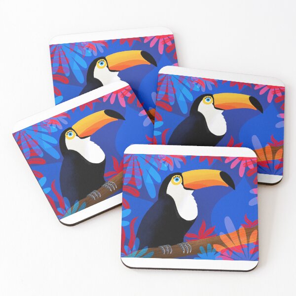 Item preview, Toucan Bird In The Colorful Jungle designed and sold by AidenChen.