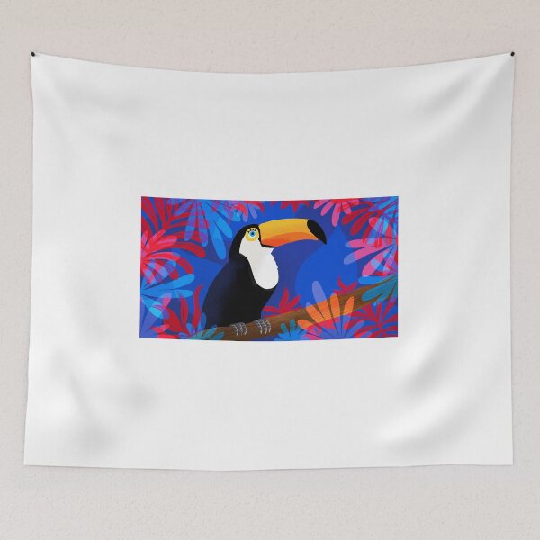 Item preview, Toucan Bird In The Colorful Jungle designed and sold by AidenChen.