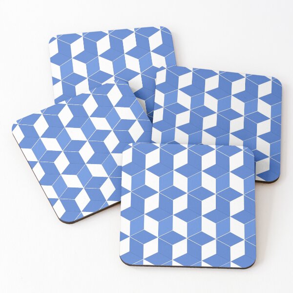 Item preview, Infinite Tiles - Blue & White designed and sold by Sauropsida.