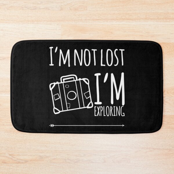 Item preview, I'm Not Lost I'm Exploring Suitcase designed and sold by HppyStrngHelthy.