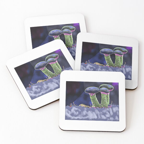 Item preview, Oil painting mushroom lights  designed and sold by Coffeemerc117.
