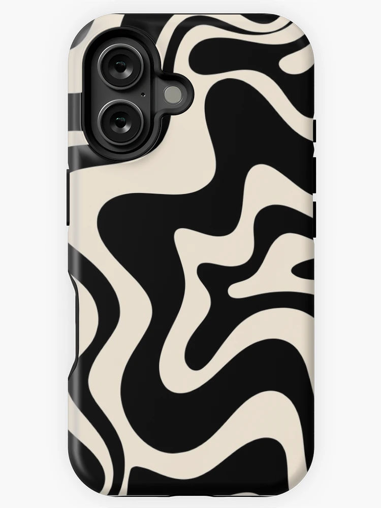 Society6 iPhoneケース アート 渦巻き 白黒 抽象 icr,iphone_16_tough,back,a,