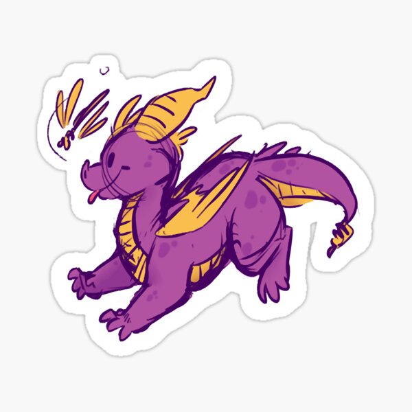 Vista previa del artículo con la obra «Spyro y Sparks», diseñado y vendido por wuLafeversn.