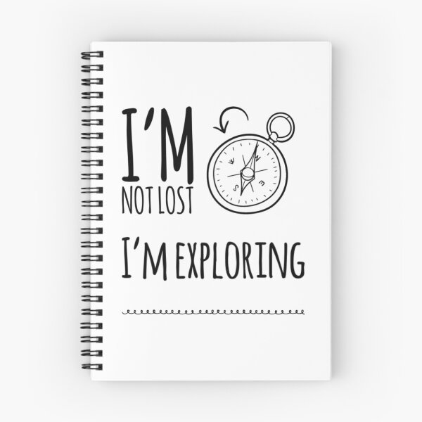 Item preview, I'm Not Lost I'm Exploring Compass designed and sold by HppyStrngHelthy.