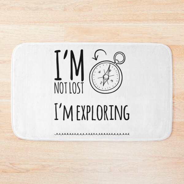 Item preview, I'm Not Lost I'm Exploring Compass designed and sold by HppyStrngHelthy.