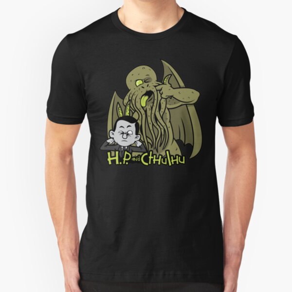 H.P. and Cthulhu Slim Fit T-Shirt
