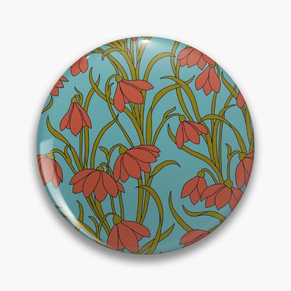 Item preview, Vintage Floral Wallpaper designed and sold by Andrea Barnett.