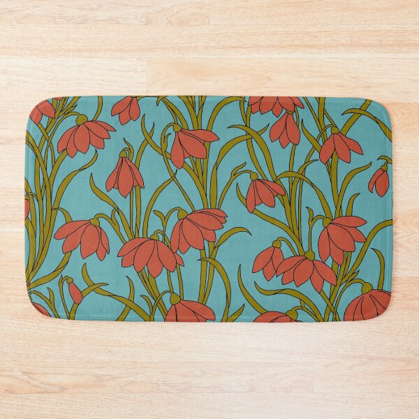 Item preview, Vintage Floral Wallpaper designed and sold by Andrea Barnett.