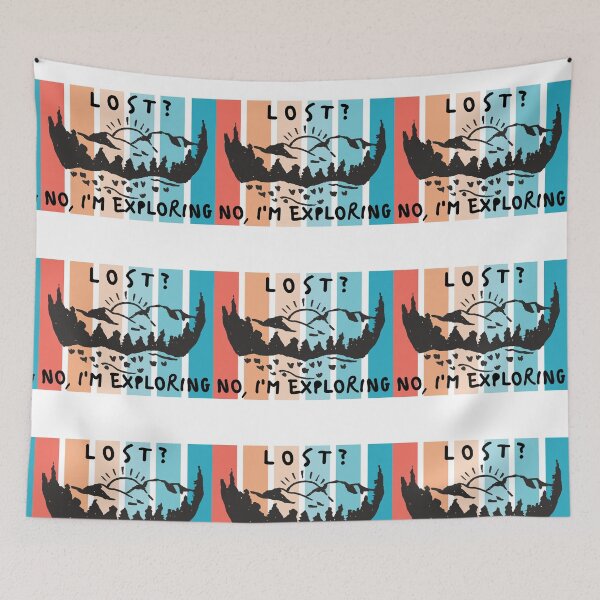 Item preview, Lost, No Im Exploring (Light ver.) designed and sold by quirky-artistry.