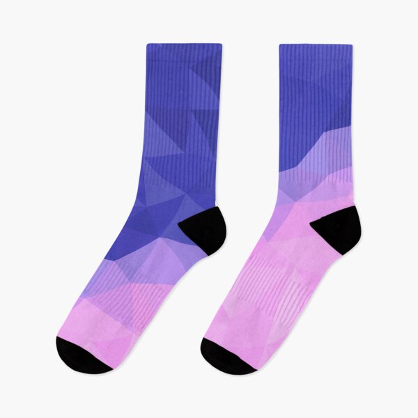 Item preview, Blue and Light Pink Abstract Geometric Triangles  designed and sold by patternsoup.