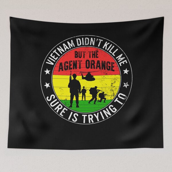 Artikelvorschau, Vietnam Veterans Day Orange Agent Victims pensionierte Soldaten Langarm entworfen und verkauft von FideliaShop.