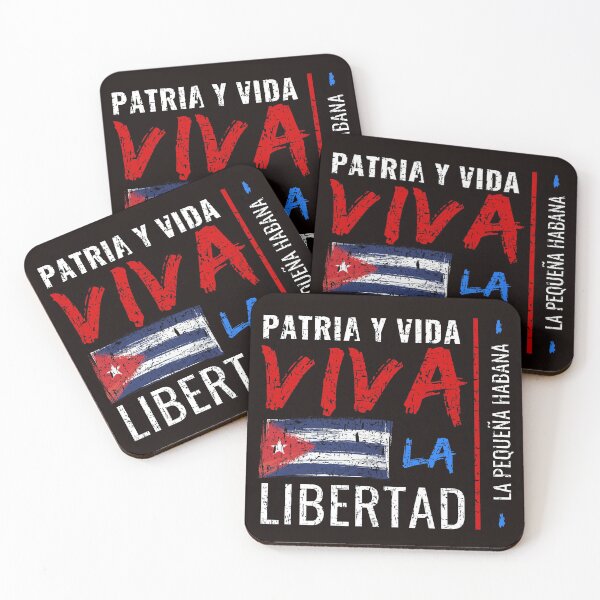 Item preview, Patria y vida | Viva la libertad | La Pequeña Habana | Negro | de época designed and sold by NoirOwned.