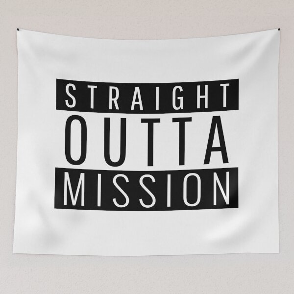 Item preview, Straight Outta Mission Texas  designed and sold by Teelogic.