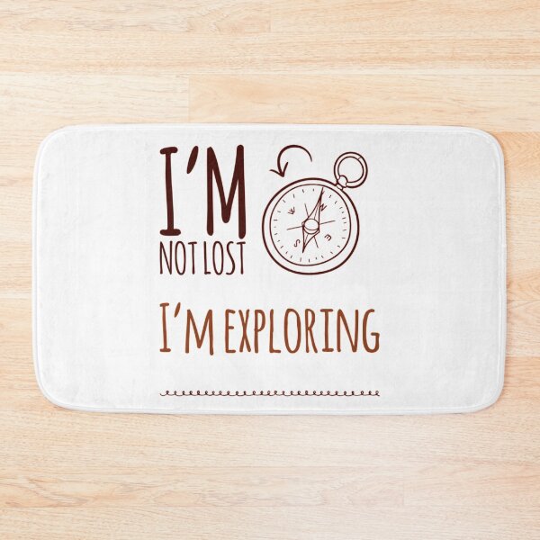 Item preview, I'm Not Lost I'm Exploring Compass designed and sold by HppyStrngHelthy.