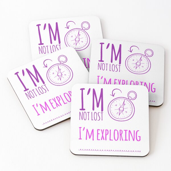 Item preview, I'm Not Lost I'm Exploring Compass designed and sold by HppyStrngHelthy.