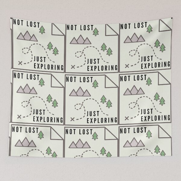 Item preview, Not Lost Just Exploring (Light ver.) designed and sold by quirky-artistry.