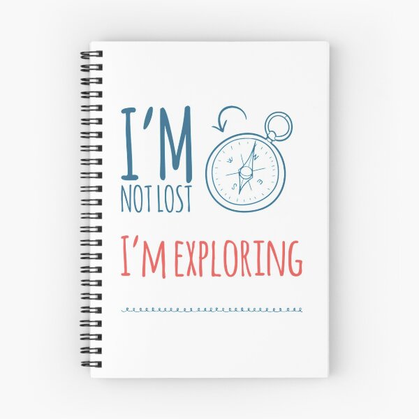 Item preview, I'm Not Lost I'm Exploring Compass designed and sold by HppyStrngHelthy.