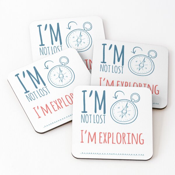Item preview, I'm Not Lost I'm Exploring Compass designed and sold by HppyStrngHelthy.