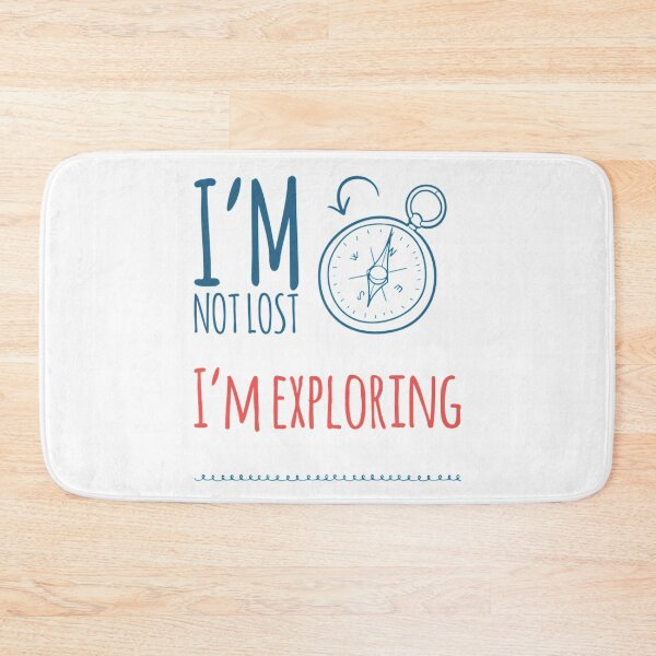 Item preview, I'm Not Lost I'm Exploring Compass designed and sold by HppyStrngHelthy.