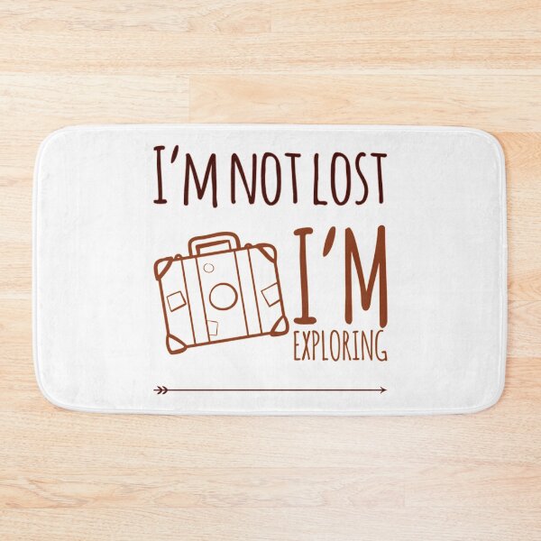 Item preview, I'm Not Lost I'm Exploring Suitcase designed and sold by HppyStrngHelthy.