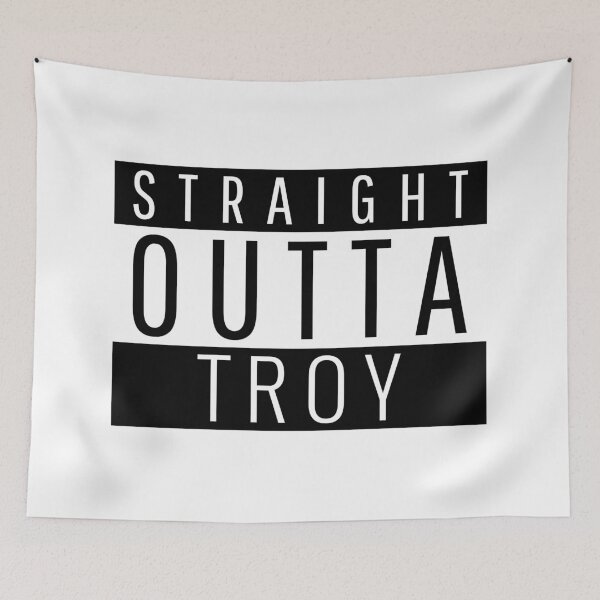 Item preview, Straight Outta Troy  designed and sold by Teelogic.