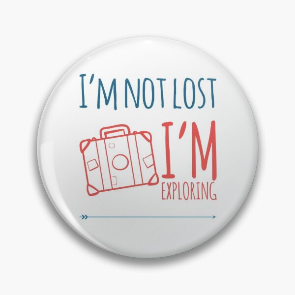 Item preview, I'm Not Lost I'm Exploring Suitcase designed and sold by HppyStrngHelthy.