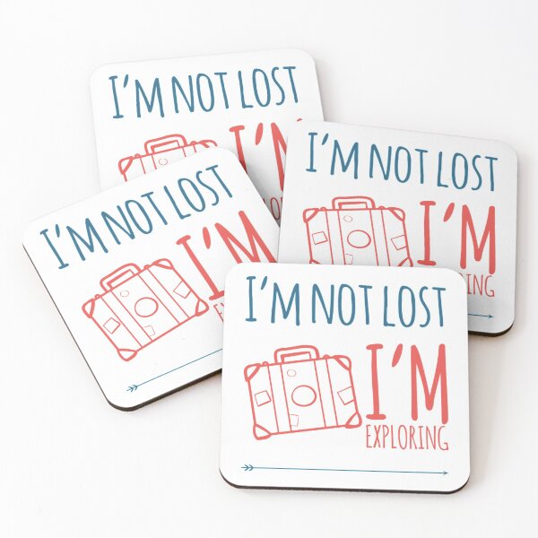 Item preview, I'm Not Lost I'm Exploring Suitcase designed and sold by HppyStrngHelthy.